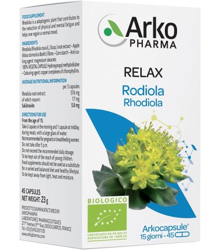 RODIOLA 45CPS BIO N/F ARKOFARM