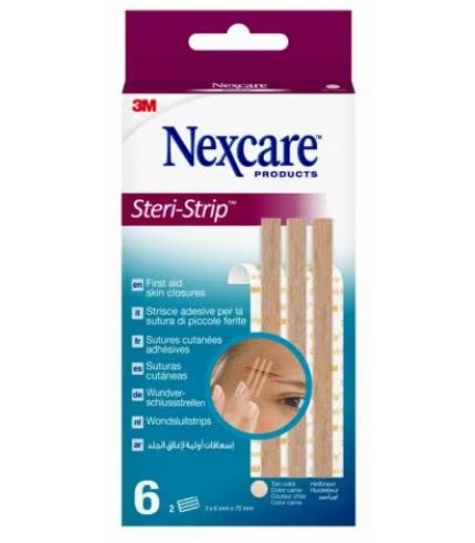 STERI STRIP SKIN 6X75MM 6STR