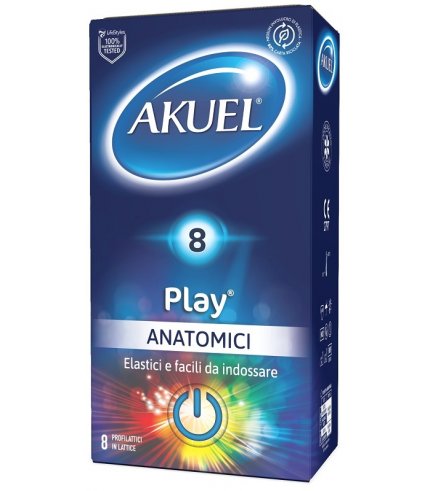 PROFILATTICO AKUEL PLAY ANATOMICO 8 PEZZI