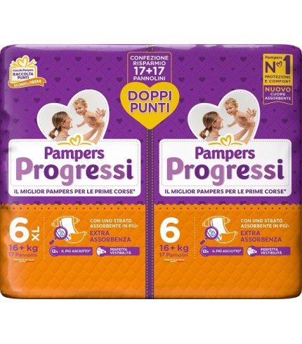 PAMPERS PROG XL PAC DPP 34PZ