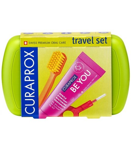 CURAPROX TRAVEL SET GREEN