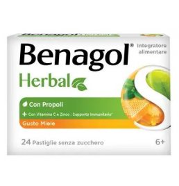 BENAGOL HERBAL MIELE 24 PASTIGLIE