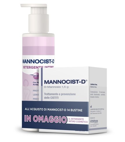 MANNOCIST-D 14 BUSTE + MANNOCIST-D DETERGENTE 300 ML OMAGGIO