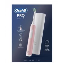 ORALB PRO 1 ROSA SPAZZ ELET+TC