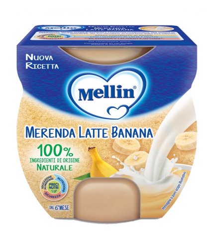 MELLIN MER LATTE BANANA 2X100G