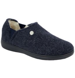 CALZATURA CLOTY RECYCLED FELT W NAVY BLUE TOMAIA FELTRO FODERA TOMAIA FELTRO SOTTOPIEDE FELTRO SUOLA PVC FITTING G 38