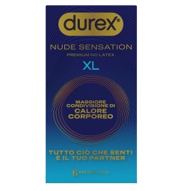 PRESERVATIVO DUREX NUDE SENSATION XL 6 PEZZI