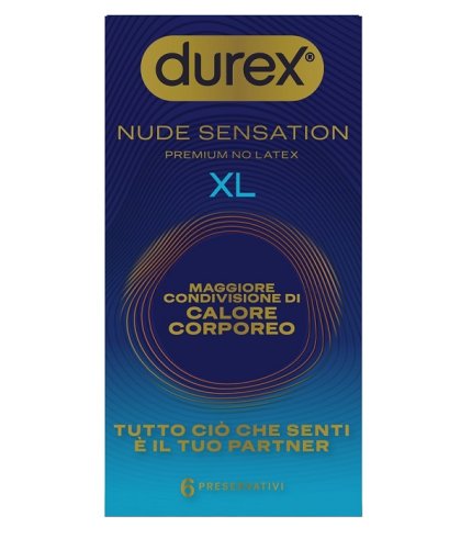 PRESERVATIVO DUREX NUDE SENSATION XL 6 PEZZI