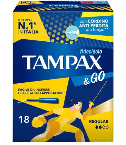 TAMPAX &GO REGULAR 18PZ