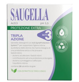 SAUGELLA ACTI3 SALVIETTINE 10P