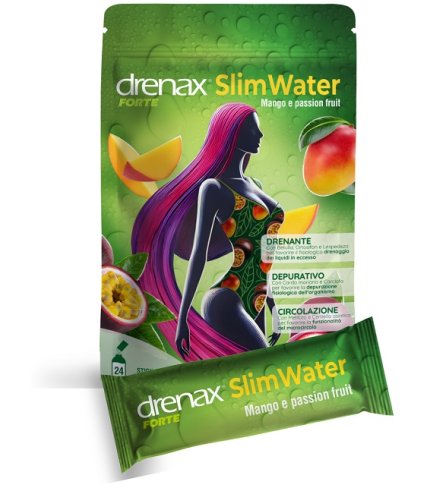 DRENAX FORTE SLIM WATER MANGO E PASSION FRUIT 24 BUSTINE GRANULATI EFFERVESCENTI