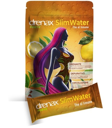 DRENAX FORTE SLIM WATER THE AL LIMONE 24 BUSTINE GRANULATI EFFERVESCENTI