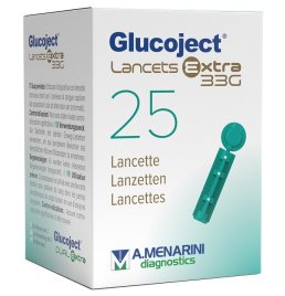 GLUCOJECT LANCETS EX G33 25PZ