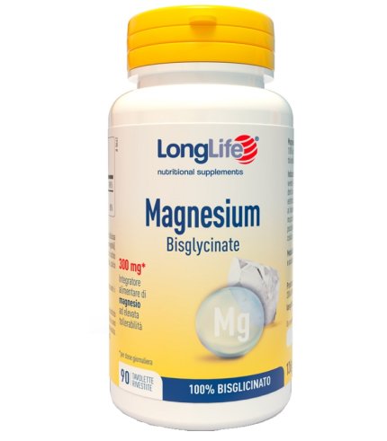 LONGLIFE MAGNESIUM BISGLYCINATE 90 TAVOLETTE