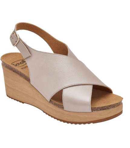 CALZATURA MILOS LAMINATED LEATHER W PLATINUM 39