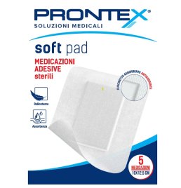 MEDICAZIONE ADESIVA STERILE PRONTEX SOFT PAD 10X12,5 CM 5 PEZZI
