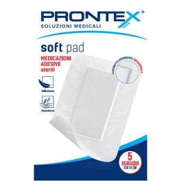 MEDICAZIONE ADESIVA STERILE PRONTEX SOFT PAD 10X15 CM 5 PEZZI