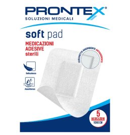 MEDICAZIONE ADESIVA STERILE PRONTEX SOFT PAD 10X6 CM 5 PEZZI
