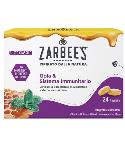 ZARBEE'S GOLA & SISTEMA IMMUNITARIO 24 PASTIGLIE