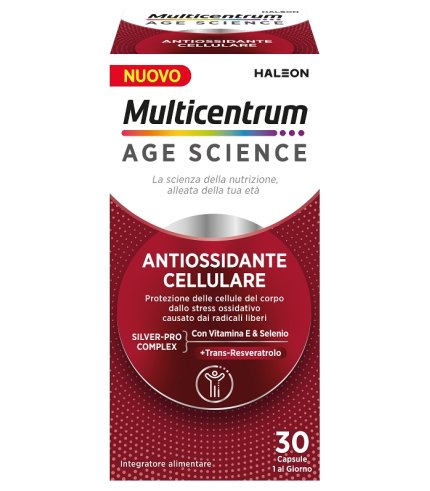 MULTICENTRUM AGE SCIENCE ANTIOSSIDANTE CELLULARE 30 CAPSULE