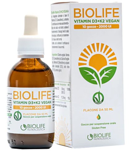 BIOLIFE VITAMIN D3+K2 VEGAN