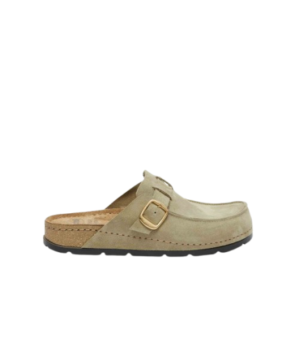 CALZATURA BORA MOCCASIN SUEDE W OLIVE 38