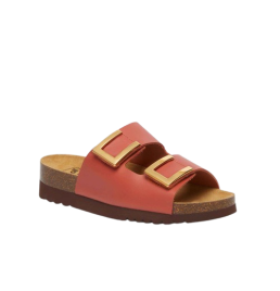 CALZATURA MONTEREY 2 STRAPS VINTAGE LEATHER BIS W BRICK 38