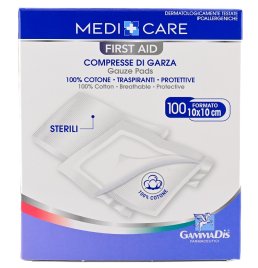 GARZA COTONE 10X10CM 100PZ GARZA COTONE 10X10CM 100PZ