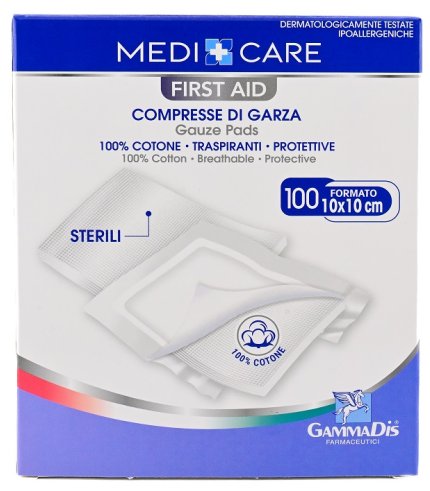 GARZA COTONE 10X10CM 100PZ