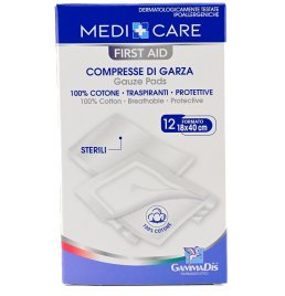 GARZA COTONE 18X40CM 12PZ GARZA COTONE 18X40CM 12PZ