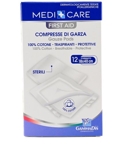 GARZA COTONE 18X40CM 12PZ