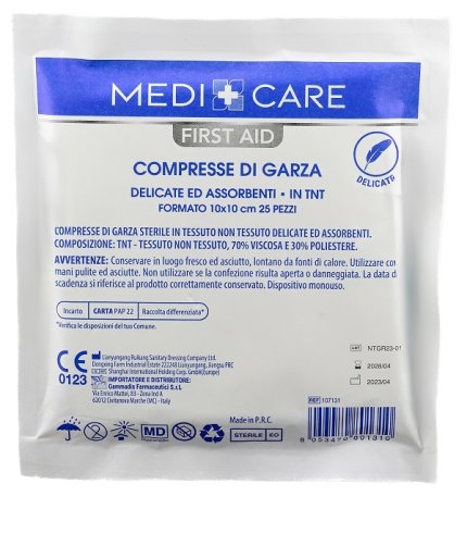 GARZA TNT 10X10CM 25PZ