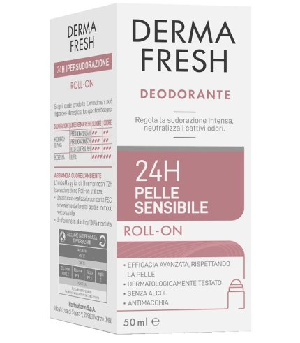 DERMAFRESH 24H PELLE SENSIBILE ROLL ON 50 ML