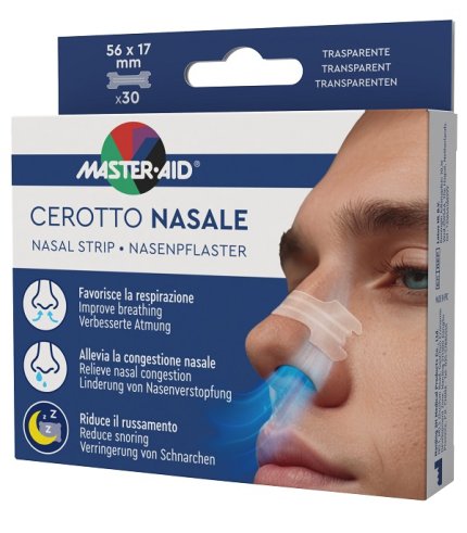 CEROTTO NASALE MASTER-AID 56X17MM 30 PEZZI