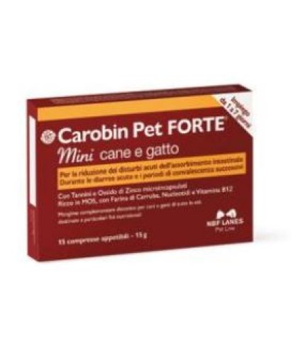 CAROBIN PET FORTE MINI 15 CPR