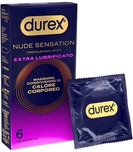 DUREX NUDE SENS REG EX LUBR6PZ