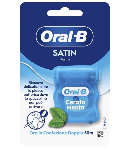 ORALB MAN FILO INTERDENTALE SATIN TAPE MENTA 50 METRI