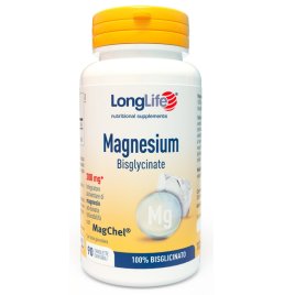 LONGLIFE MAGNESIUM BISGLYCINATE 90 TAVOLETTE DIVISIBILI SENZA GLUTINE