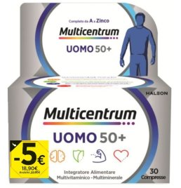 MULTICENTRUM UOMO 50+ 30 COMPRESSE PROMO 2026