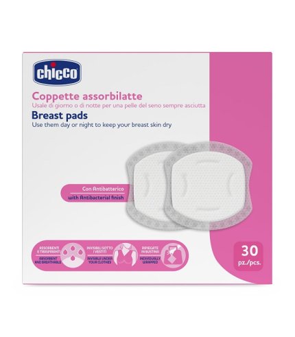 CHICCO COPPETTE ASSORBILATTE 30 PEZZI 2026