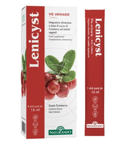 LENICYST 8 STICK PACK DA 16 ML SENZA GLUTINE E LATTOSIO