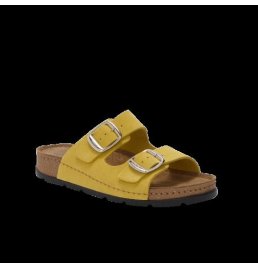 BORA 2 BUCKLES LEASUE W LIGHT YELLOW 36
