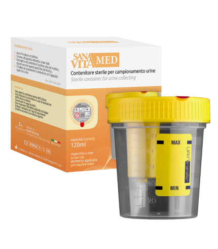 SANAVITA MED CONTENITORE URINE VACUUM 120 ML