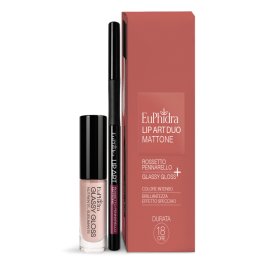EUPHIDRA LIP ART DUO MATTONE ROSSETTO PENNARELLO + GLASSY GLOSS