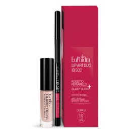 EUPHIDRA LIP ART DUO IBISCO ROSSETTO PENNARELLO + GLASSY GLOSS