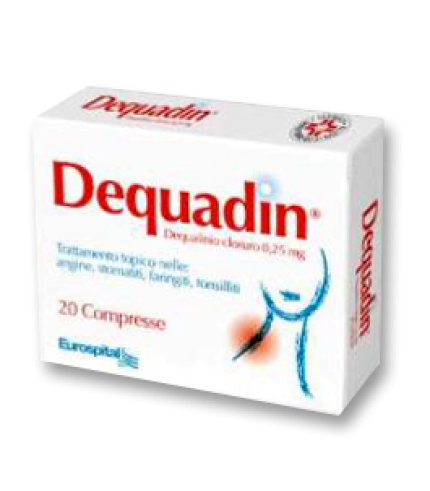 DEQUADIN*20 cpr 0,25 mg