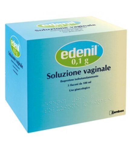 EDENIL*soluzione vaginale 5 flaconi 0,1 g 100 ml