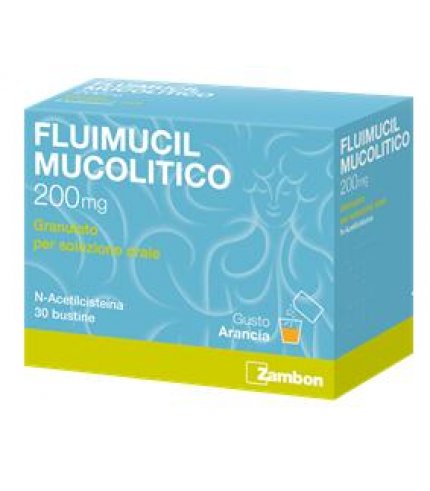 FLUIMUCIL MUCOLITICO*30 bust grat 200 mg