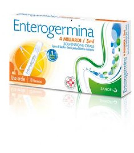 ENTEROGERMINA*orale sosp 10 flaconcini 4 mld 5 ml