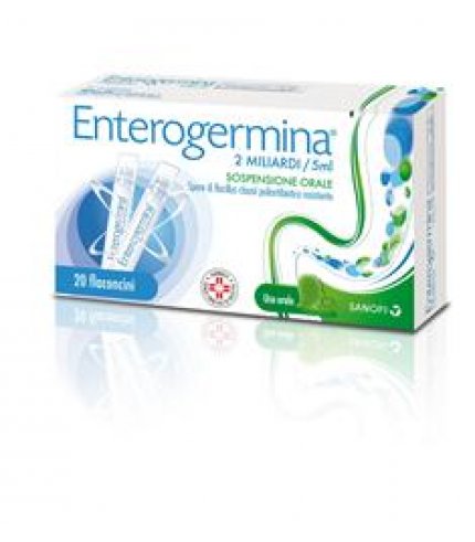 ENTEROGERMINA*orale sosp 20 flaconcini 2 mld 5 ml